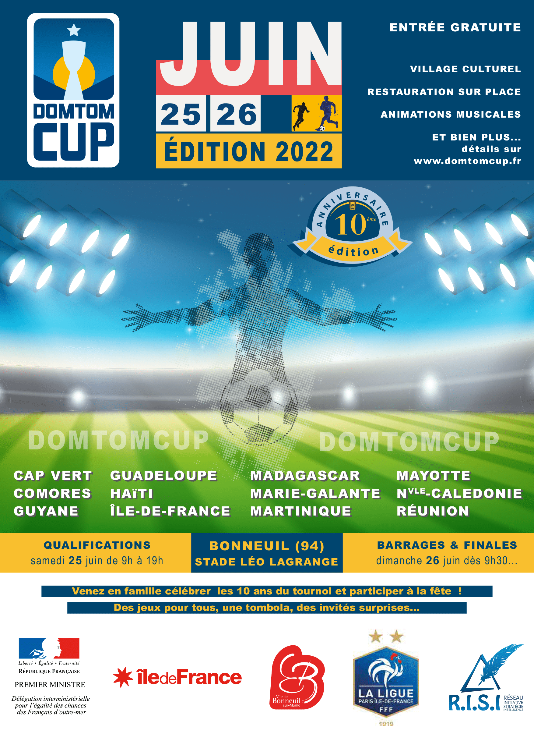 Dom Tom Cup 2022 25 et 26 juin